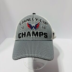 RARE WASHINGTON CAPITALS 2018
NHL Stanley Cup Champions
Snapback Hat Cap!